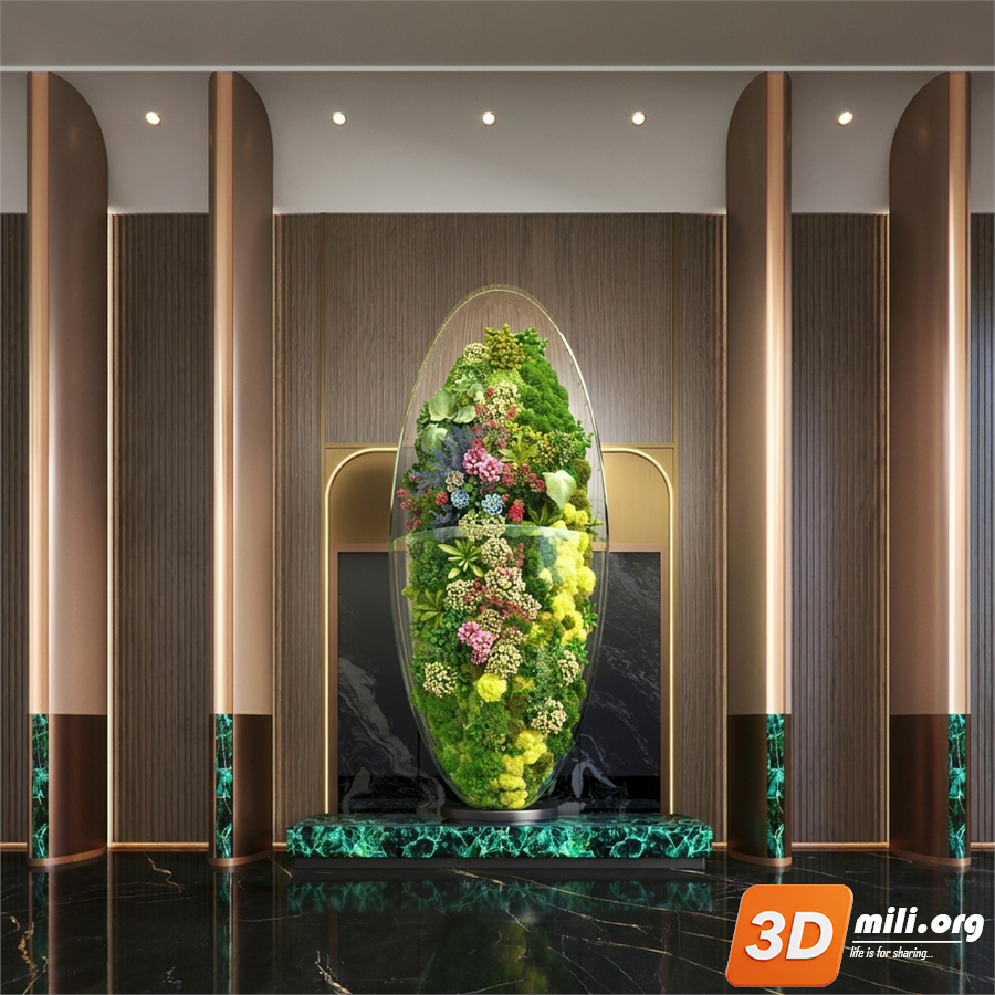 Lobby Decoration Skp Files 